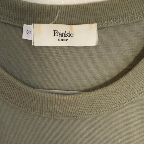 Frankie Shop Green tee size small - Picture 2 of 3